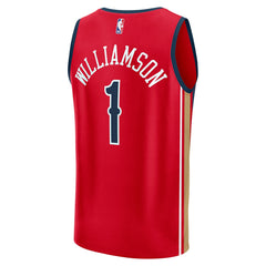 Zion Williamson New Orleans Pelicans Fast Break Replica Player Jersey - Statement Edition - Red