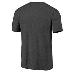 Pittsburgh Pirates Official Logo Tri-Blend T-Shirt Heather Charcoal