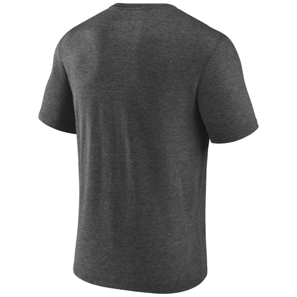 San Francisco Giants Official Logo Tri-Blend T-Shirt Heather Charcoal