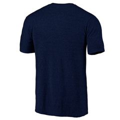 Boston Red Sox Official Logo Tri-Blend T-Shirt Heather Navy