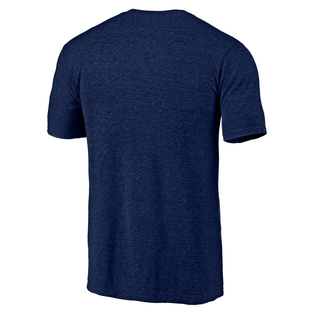 Milwaukee Brewers Hometown Collection Brewing Up Tri-Blend T-Shirt Heather Navy