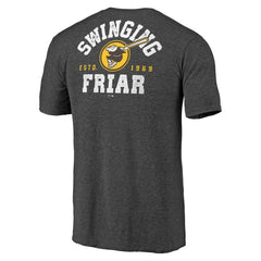 San Diego Padres Hometown Collection Swing Away Tri-Blend T-Shirt Heather Charcoal