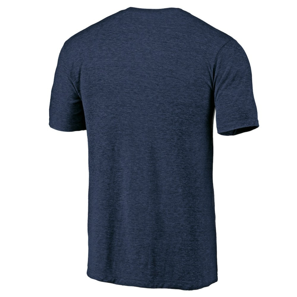 Houston Astros Cooperstown Collection Logo Tri-Blend T-Shirt Heather Navy