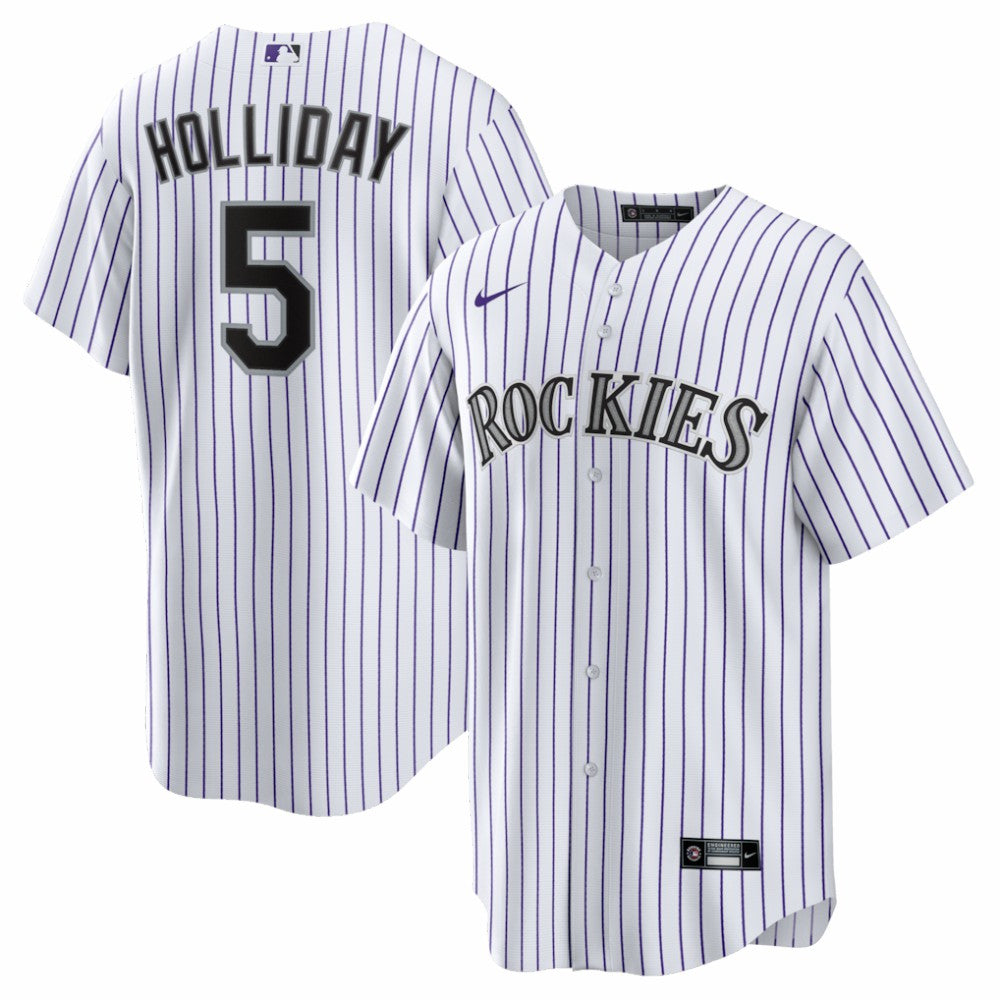 Matt Holliday Colorado Rockies Home Retired Player Replica Jersey White | Nike