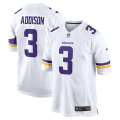 Jordan Addison Minnesota Vikings Away Game Jersey - White