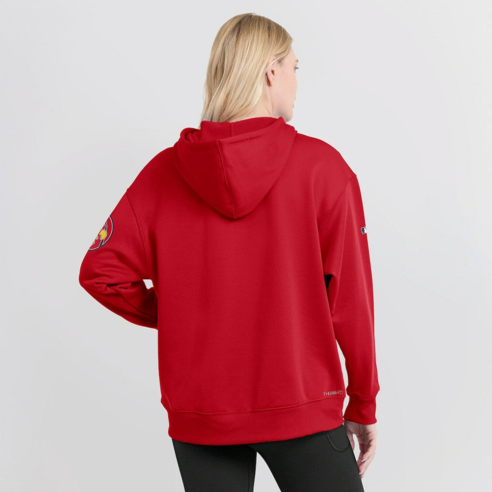 St. Louis Cardinals Women's 2024 City Connect Authentic Collection Practice Performance Pullover Hoodie Red | Nike