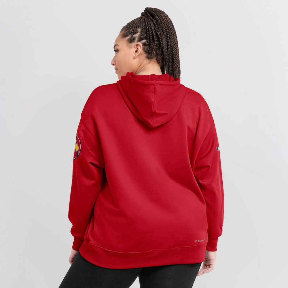 St. Louis Cardinals Women's 2024 City Connect Authentic Collection Practice Performance Pullover Hoodie Red | Nike
