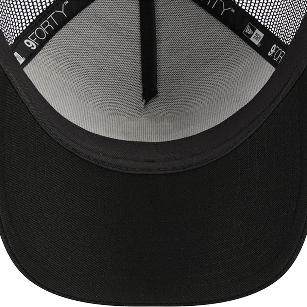 Houston Astros A-Frame 9FORTY Trucker Adjustable Hat Black | New Era
