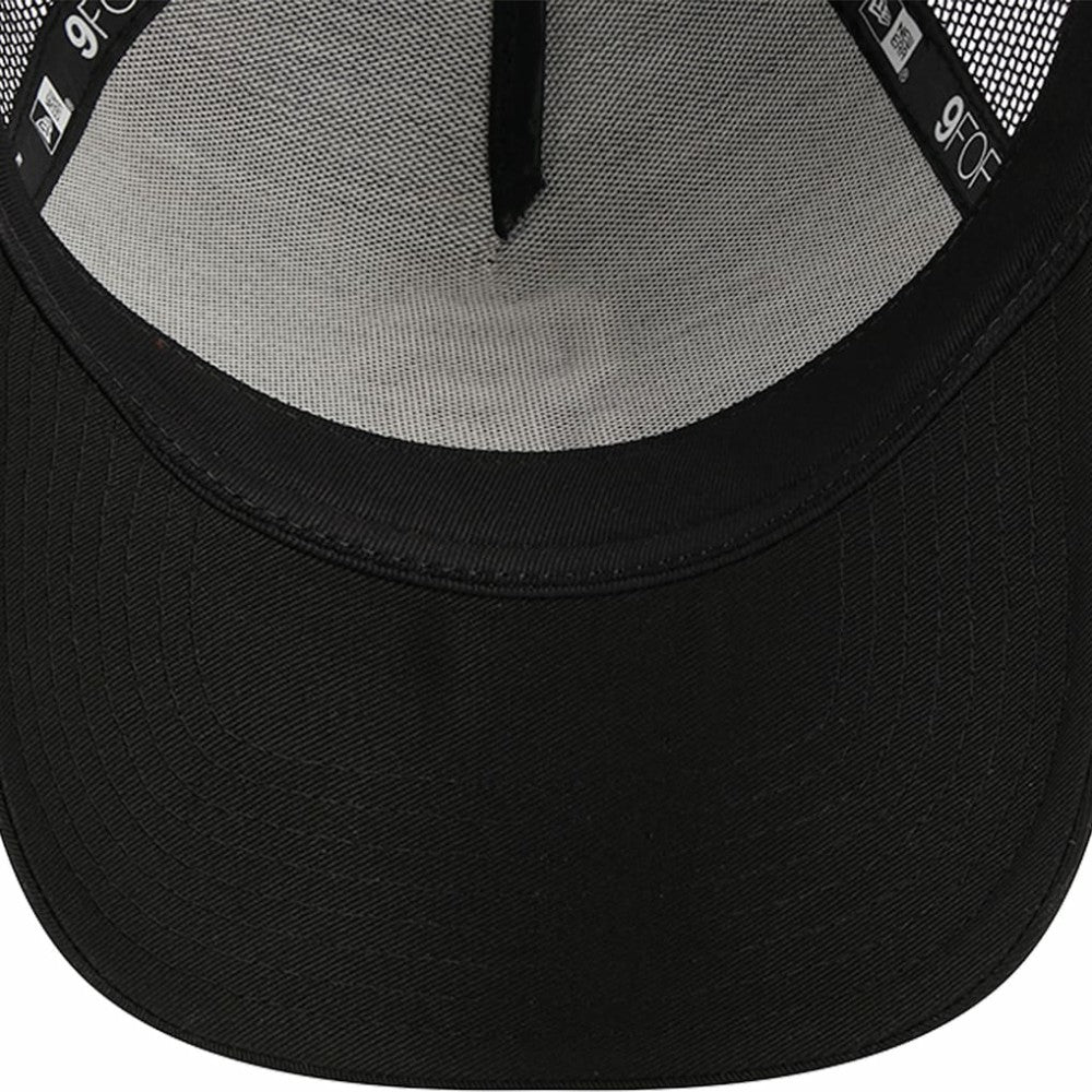 San Francisco Giants A-Frame 9FORTY Trucker Adjustable Hat Black | New Era