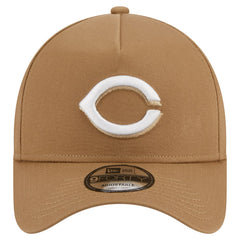 Cincinnati Reds A-Frame 9FORTY Adjustable Hat Khaki | New Era