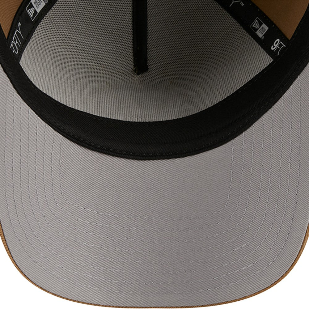 Milwaukee Brewers A-Frame 9FORTY Adjustable Hat Khaki | New Era