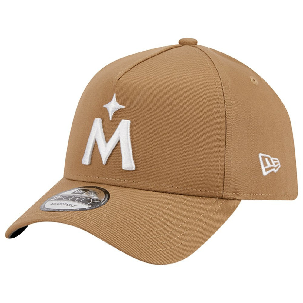Minnesota Twins A-Frame 9FORTY Adjustable Hat Khaki | New Era