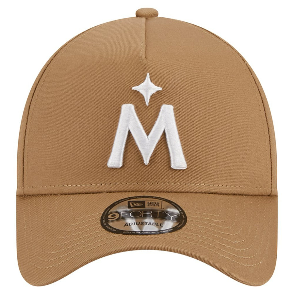 Minnesota Twins A-Frame 9FORTY Adjustable Hat Khaki | New Era