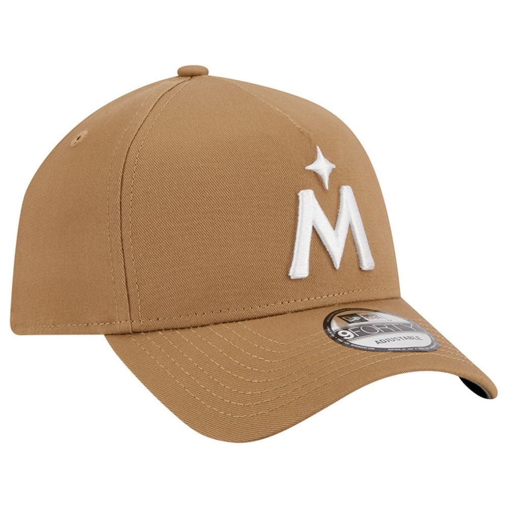 Minnesota Twins A-Frame 9FORTY Adjustable Hat Khaki | New Era