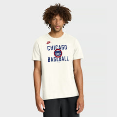 Chicago Cubs Cooperstown Collection ‘70s Inspired T-Shirt Cream | Nike