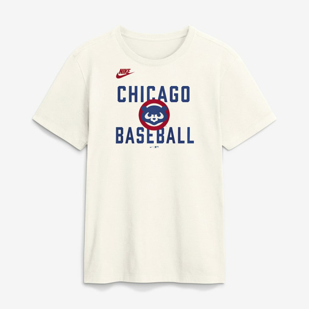 Chicago Cubs Cooperstown Collection ‘70s Inspired T-Shirt Cream | Nike