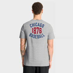 Chicago Cubs Cooperstown 2-Hit T-Shirt Heather Gray | Nike
