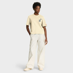 Los Angeles Dodgers Women's City Connect Pocket Boxy T-Shirt Cream | Nike