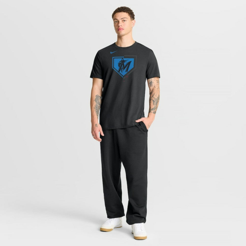 Miami Marlins Icon T-Shirt Black | Nike