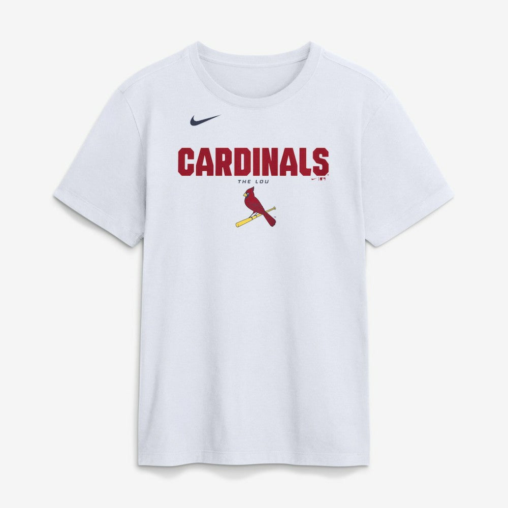 St. Louis Cardinals Bold Team Name T-Shirt White | Nike