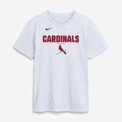 St. Louis Cardinals Bold Team Name T-Shirt White | Nike