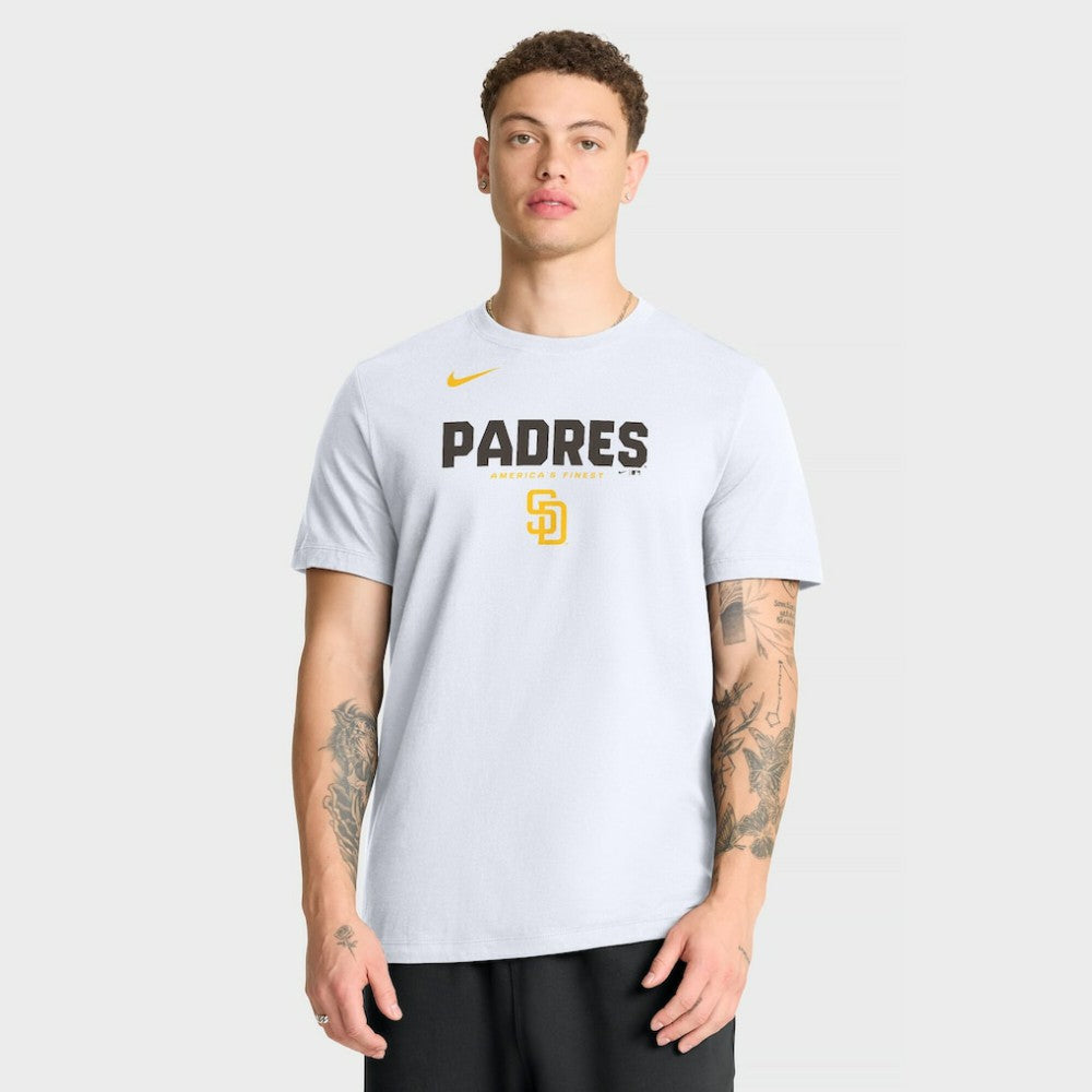 San Diego Padres Bold Team Name T-Shirt White | Nike