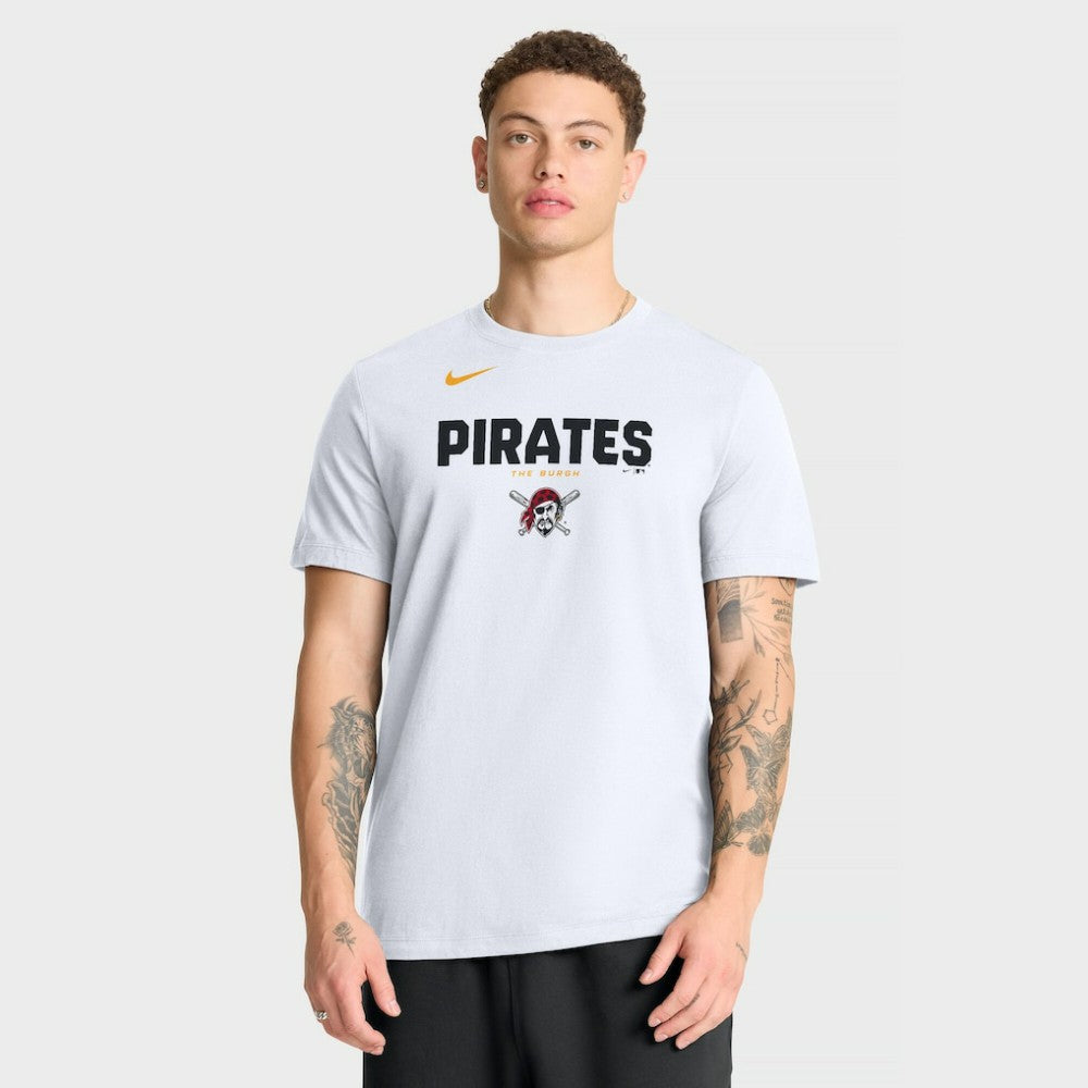 Pittsburgh Pirates Bold Team Name T-Shirt White | Nike