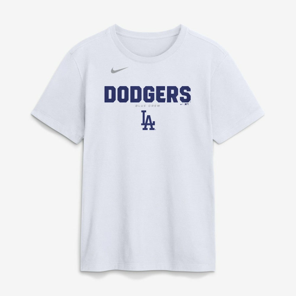 Los Angeles Dodgers Bold Team Name T-Shirt White | Nike