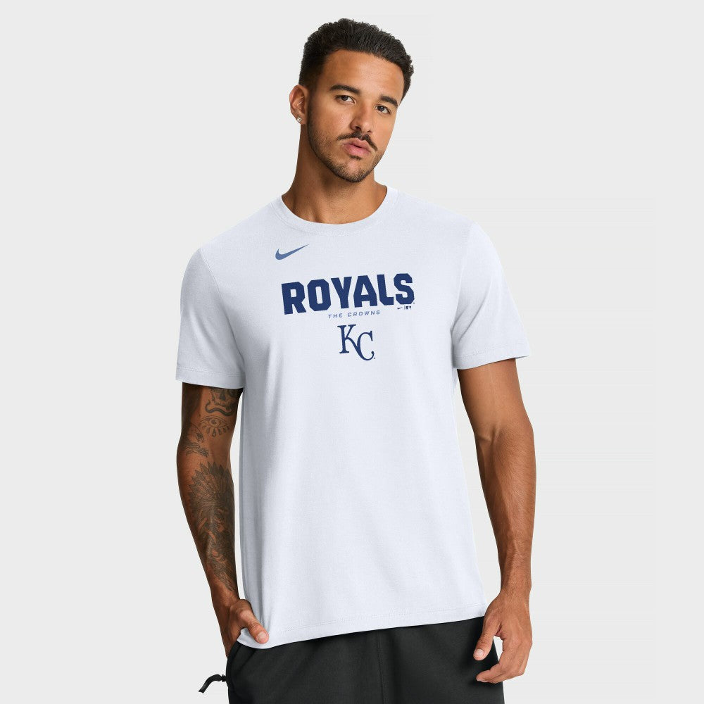 Kansas City Royals Bold Team Name T-Shirt White | Nike