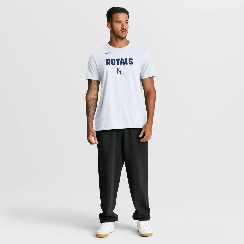 Kansas City Royals Bold Team Name T-Shirt White | Nike