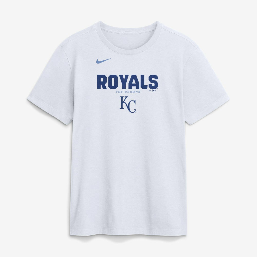 Kansas City Royals Bold Team Name T-Shirt White | Nike