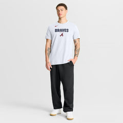 Atlanta Braves Bold Team Name T-Shirt White | Nike