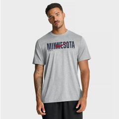 Minnesota Twins Swoosh Legend Dri-FIT T-Shirt Heather Gray | Nike
