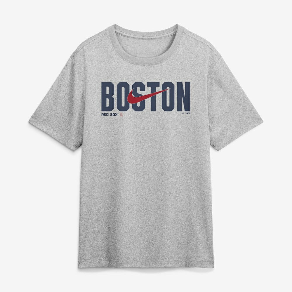 Boston Red Sox Swoosh Legend Dri-FIT T-Shirt Heather Gray | Nike