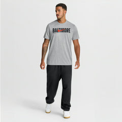 Baltimore Orioles Swoosh Legend Dri-FIT T-Shirt Heather Gray | Nike