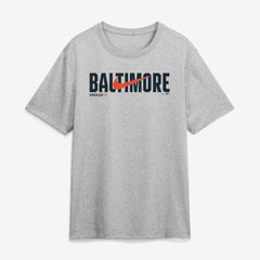 Baltimore Orioles Swoosh Legend Dri-FIT T-Shirt Heather Gray | Nike