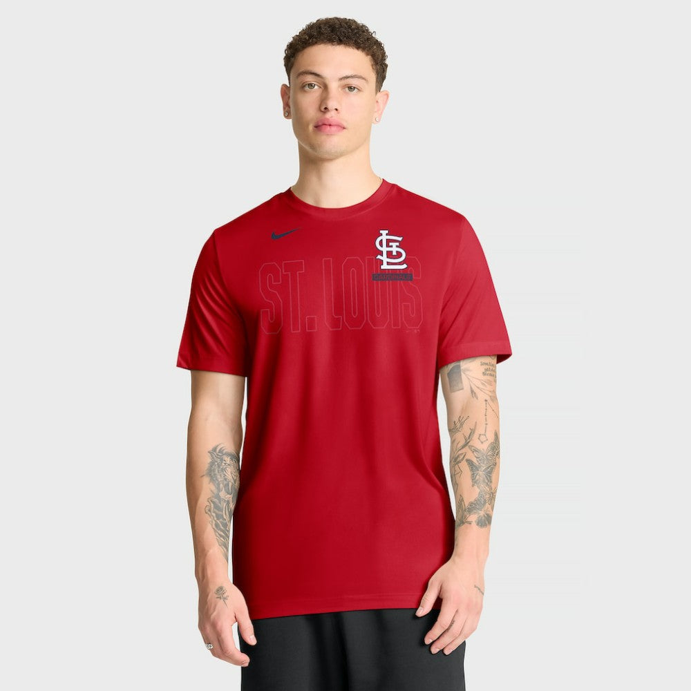 St. Louis Cardinals Knockout Team Legend Dri-FIT T-Shirt Red | Nike