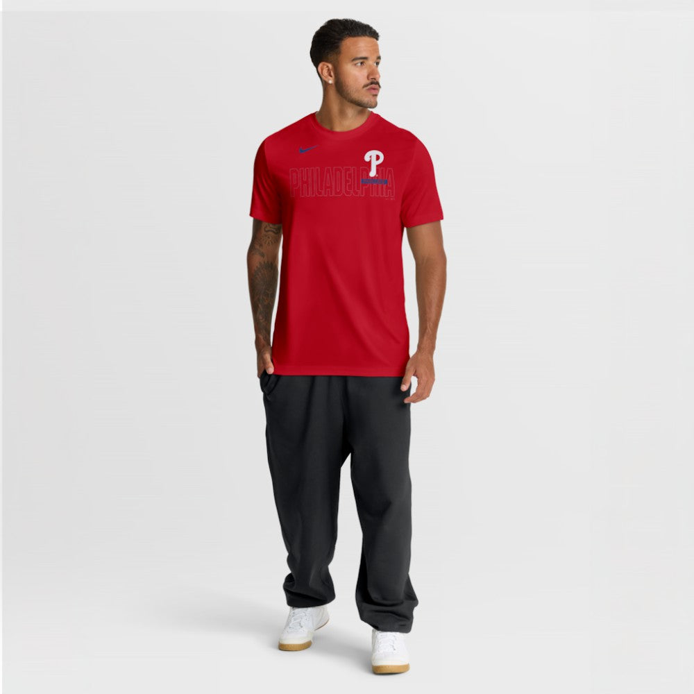 Philadelphia Phillies Knockout Team Legend Dri-FIT T-Shirt Red | Nike