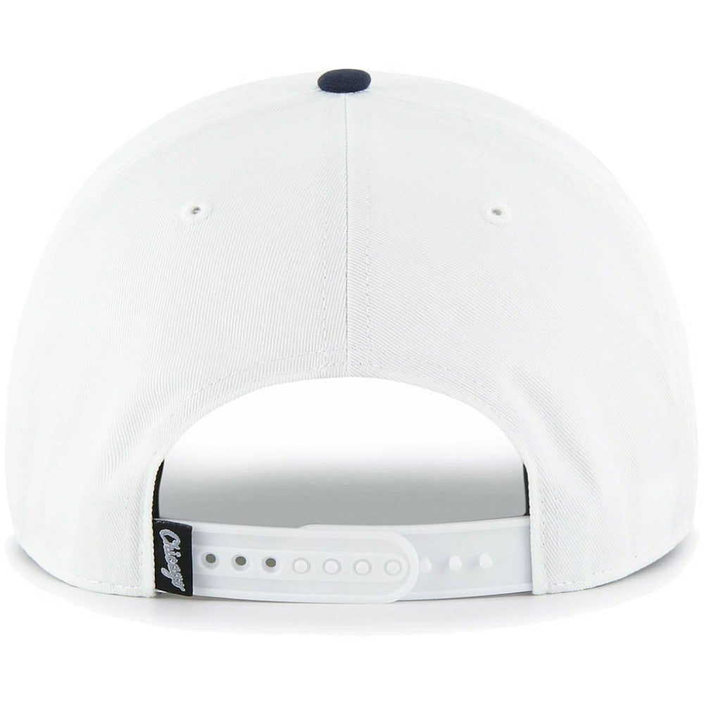 Chicago White Sox Flag Script Hitch Snapback Hat White | 47 brand