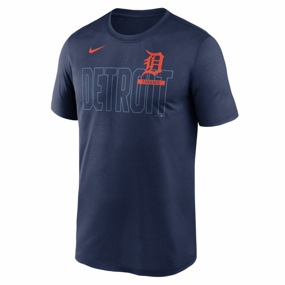 Detroit Tigers Knockout Team Legend Dri-FIT T-Shirt Navy | Nike