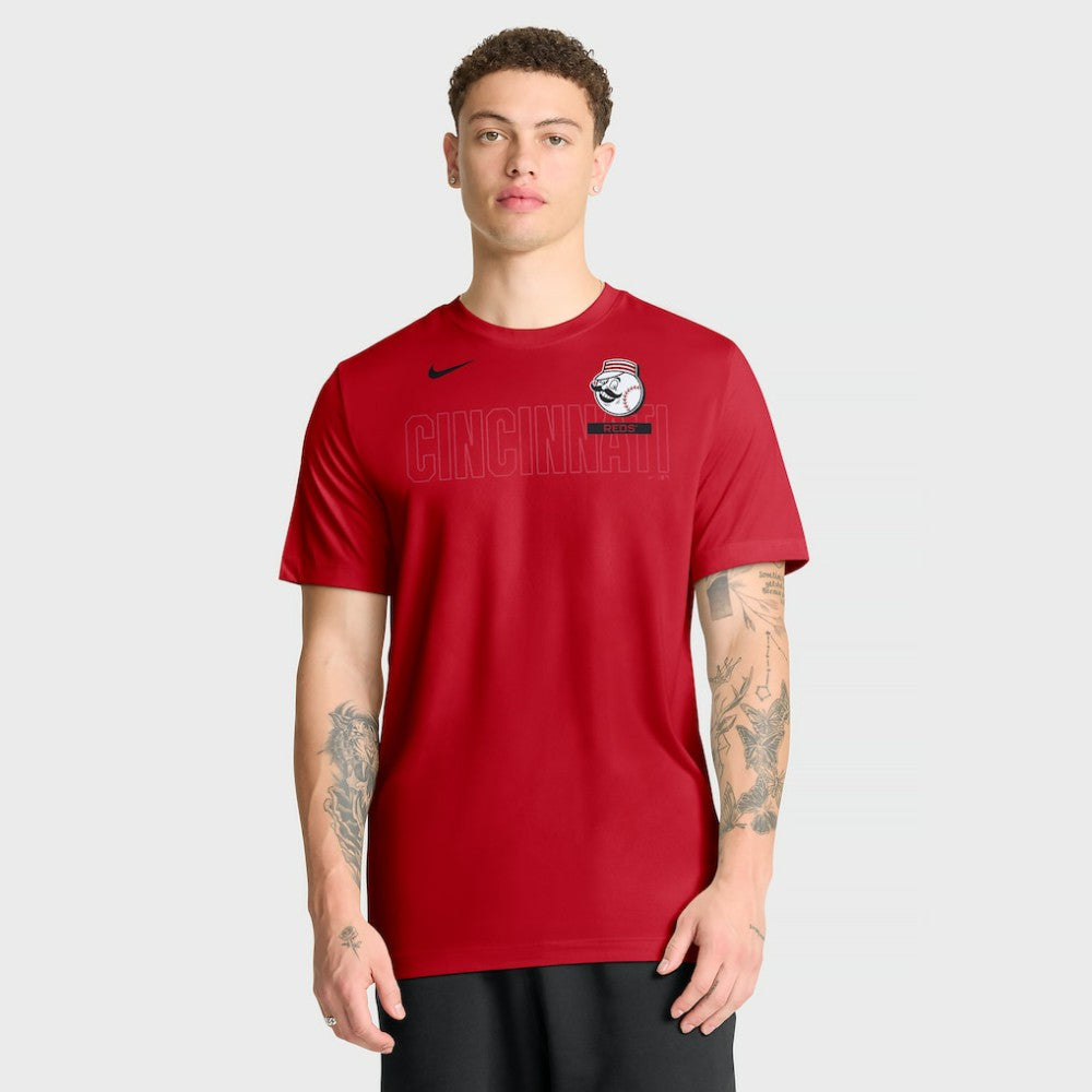 Cincinnati Reds Knockout Team Legend Dri-FIT T-Shirt Red | Nike