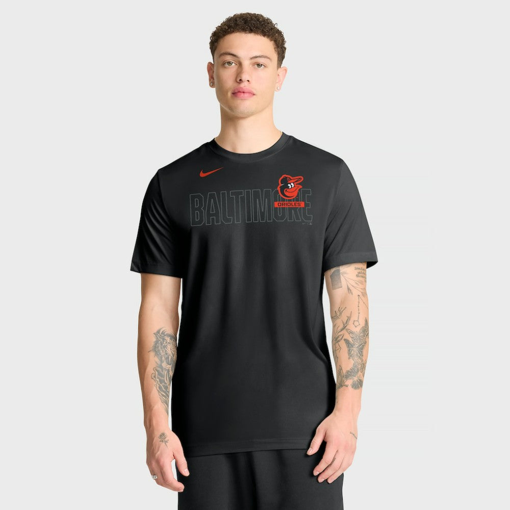 Baltimore Orioles Knockout Team Legend Dri-FIT T-Shirt Black | Nike