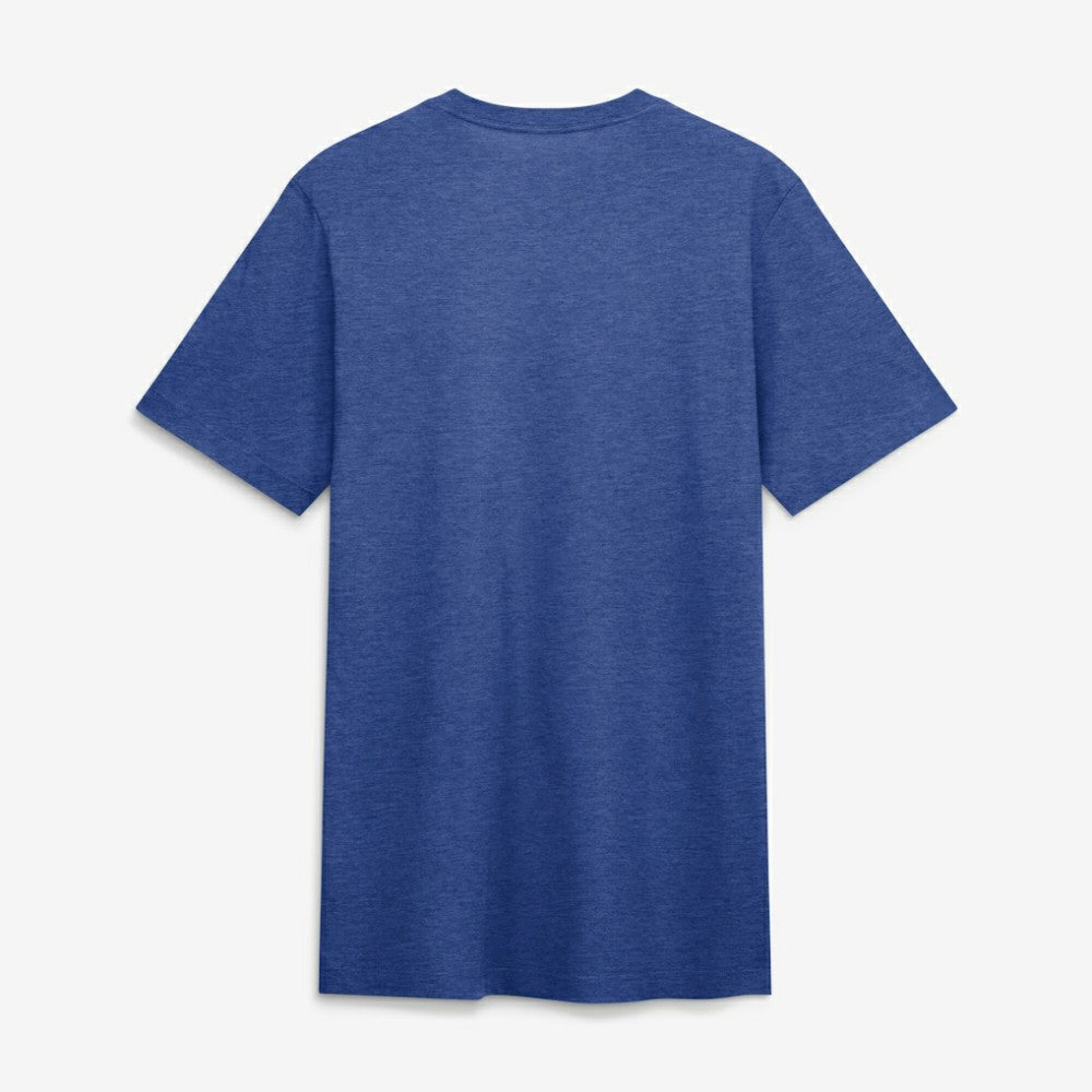 Los Angeles Dodgers Stacked Tri-Blend T-Shirt Heather Royal | Nike