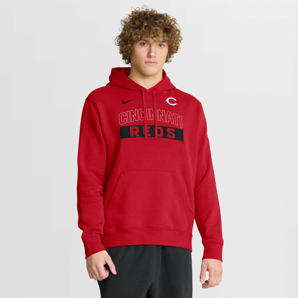 Cincinnati Reds Primetime Club Hoodie Red | Nike