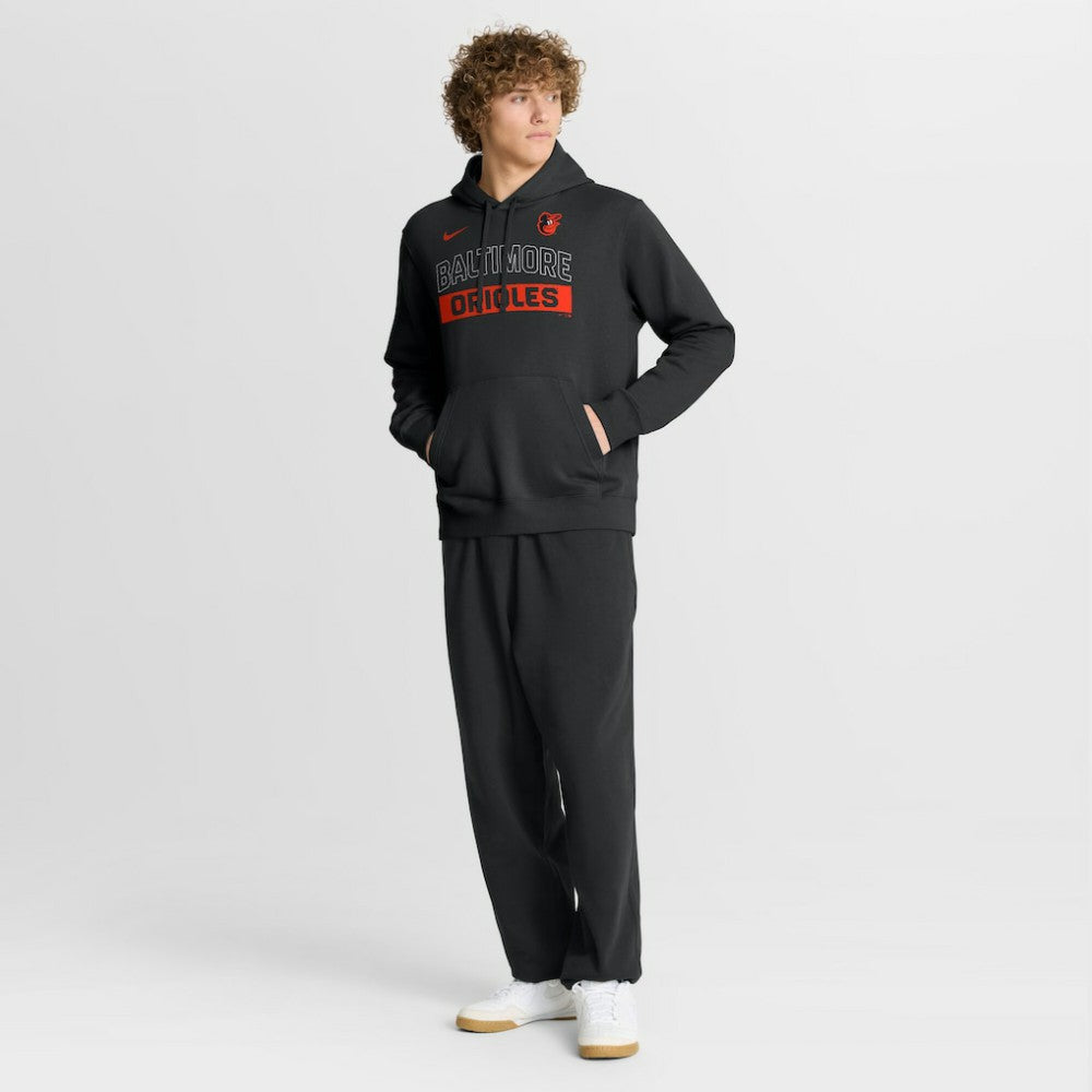 Baltimore Orioles Primetime Club Hoodie Black | Nike