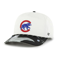 Chicago Cubs Dark Tropic Hitch Snapback Hat White | 47 brand