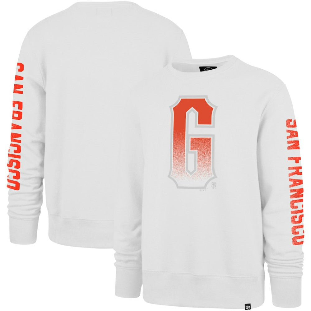 San Francisco Giants City Connect Legend Headline Pullover Sweatshirt White | 47 brand