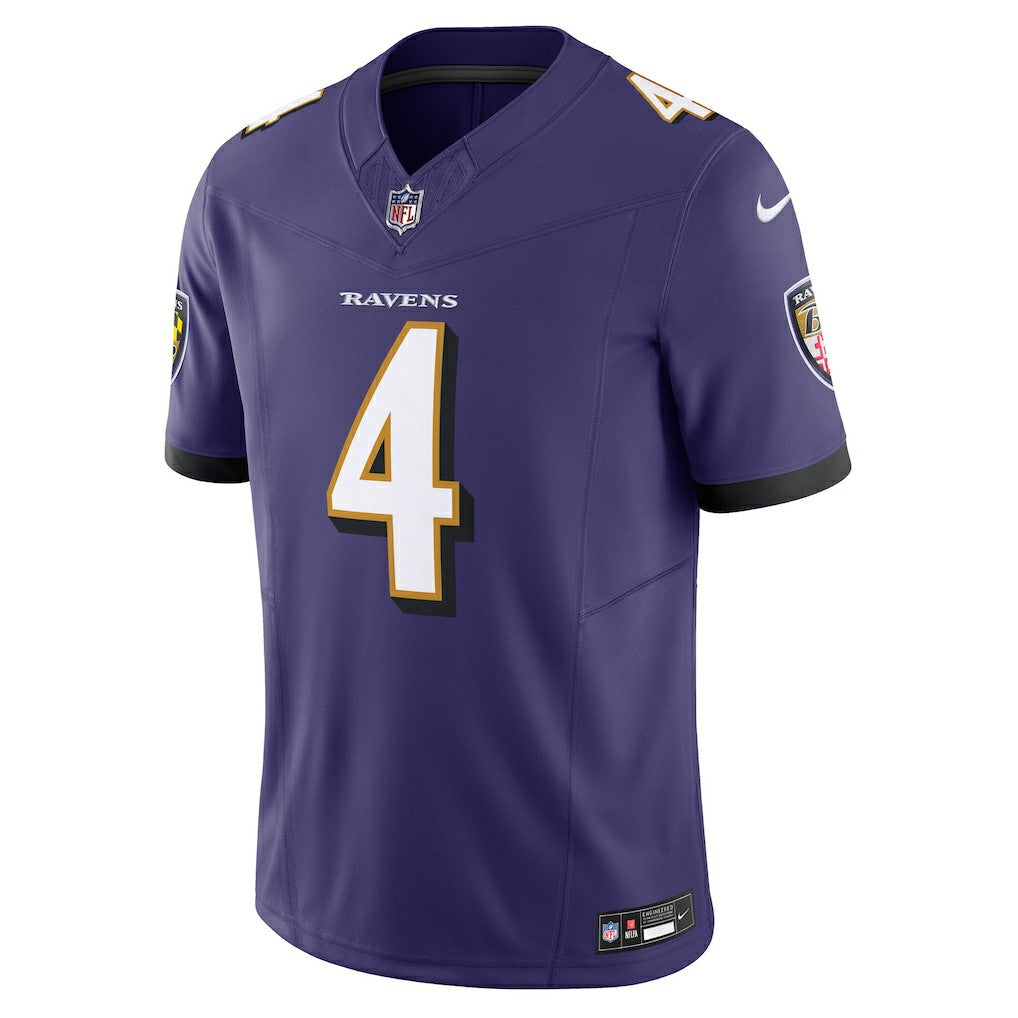 Zay Flowers Baltimore Ravens Vapor F.U.S.E. Limited Jersey - Purple