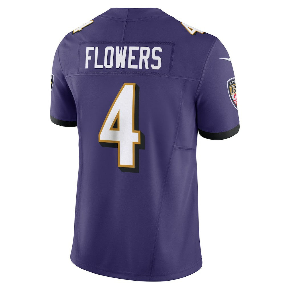 Zay Flowers Baltimore Ravens Vapor F.U.S.E. Limited Jersey - Purple
