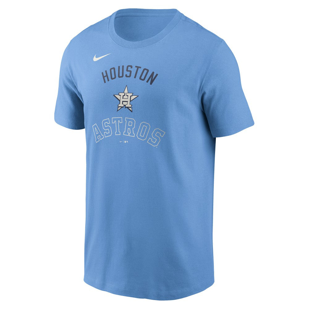 Houston Astros Early Innings Stack T-Shirt Light Blue | Nike